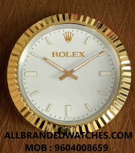 replica rolex wall clock|rolex wall clock original.